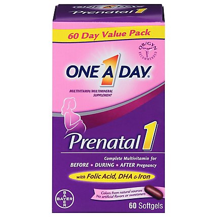 One A Day Women Prenatal - 60 Count - Image 3