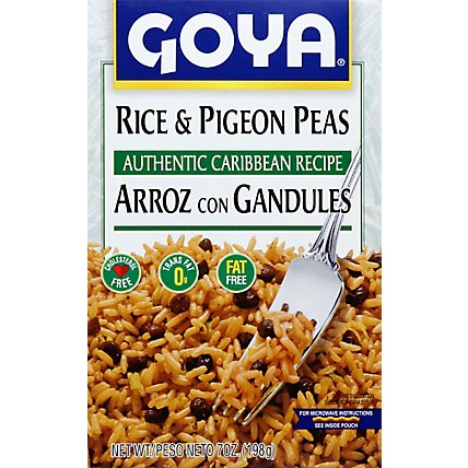 Goya Rice & Peas Pigeon Arroz Con Gandules - 7 Oz - Image 2