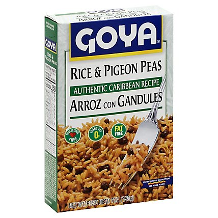 Goya Rice & Peas Pigeon Arroz Con Gandules - 7 Oz - Image 1