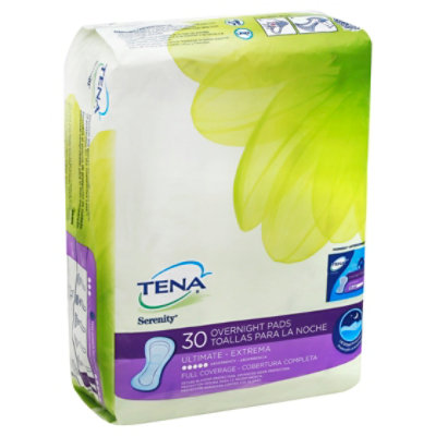 Reassure Extra Coverage Overnight Pad 