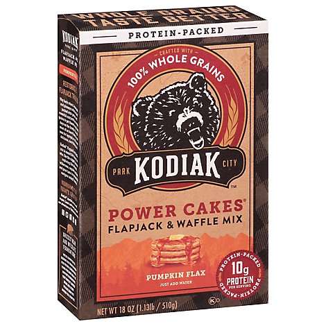 Kodiak Flapjack Mix Pumpkin Flax - 18 Oz