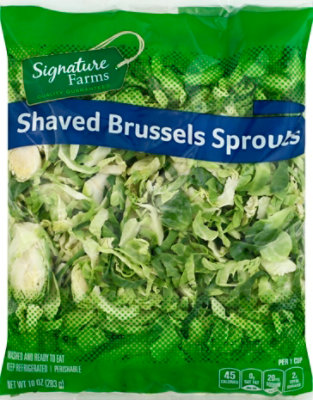 Signature Select/Farms Brussles Sprouts Shaved - 10 Oz - Image 2