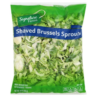 Signature Select/Farms Brussles Sprouts Shaved - 10 Oz