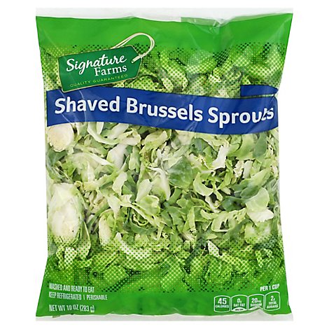 Signature Farms Brussles Sprouts Shaved - 10 Oz