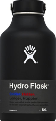 Hydro Flask 64 Oz Wide Mouth Black - Each - Image 2