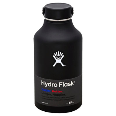 Hydro Flask 64 Oz Wide Mouth Black - Each - Image 1
