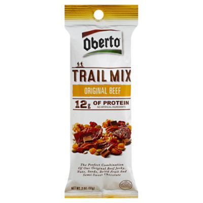 Oberto Trail Mix Beef Original - 2 Oz