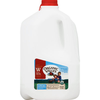 Organic Valley Vitamin D Whole Milk - 1 Gallon - Image 1