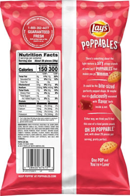Lays Poppables Honey Bbq Potato Snacks Plastic Bag - 2 Oz - Image 6