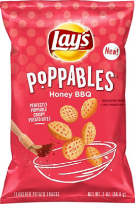 Lays Poppables Honey Bbq Potato Snacks Plastic Bag - 2 Oz - Image 2