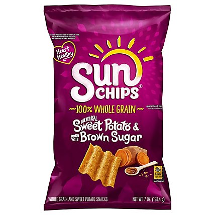 SunChips Snacks Whole Grain Sweet Potato With Brown Sugar - 7 Oz - Image 1