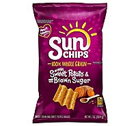 SunChips Snacks Whole Grain Sweet Potato With Brown Sugar - 7 Oz
