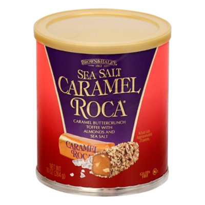 Brown & Haley ROCA Caramel Sea Salt Can - 10 Oz
