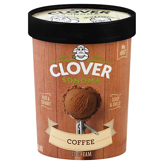 Clover Sonoma Ice Cream Coffee - 1.5 QT