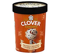 Clover Sonoma Ice Cream Salted Caramel Cookie Crunch - 1.5 QT