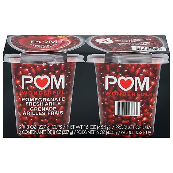 POM Wonderful Ready-to-Eat Fresh Pomegranate Arils 2 Count - 8 Oz