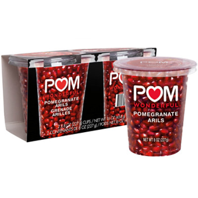 POM Wonderful Ready-to-Eat Fresh Pomegranate Arils 2 Count - 8 Oz - Image 1