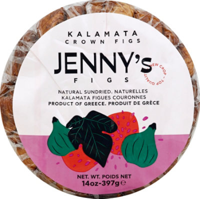 Jenny Figs Kalamata Crown Natural Sundried - 14 Oz - Image 1