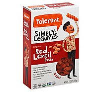 Tolerant Pasta Organic Red Lentil Rotini Box - 12 Oz