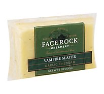 Face Rock Vampire Slayer Garlic Cheddar - 6 Oz