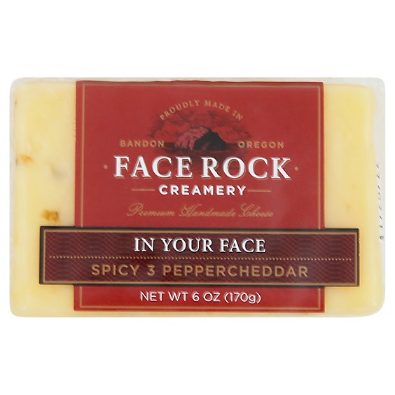 Face Rock In Your Face Spicy Cheddar - 6 Oz