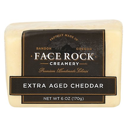 Face Rock 2 Year Extra Aged Cheddar - 6 Oz - Image 1