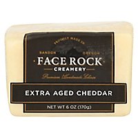 Face Rock 2 Year Extra Aged Cheddar - 6 Oz - Image 1