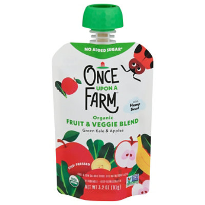 Once Upon Green Kale Apple 7 Plus Mnths - 3.2 Oz