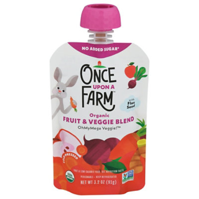 Once Upon Veggie Ohmymega 7 Plus Mnths - 3.2 Oz