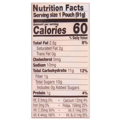 Once Upon A Farm Fruit & Veggie Smashup 9 Plus Months - 3.2 Oz - Image 4
