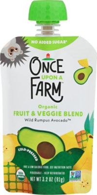 Once Upon A Farm Wild Rumpus Avocado 7 Plus Months - 3.2 Oz - Image 2