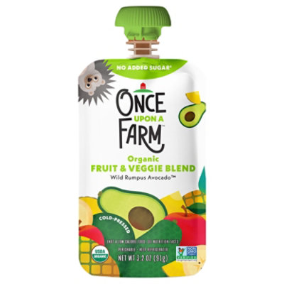 Once Upon A Farm Wild Rumpus Avocado 7 Plus Months - 3.2 Oz