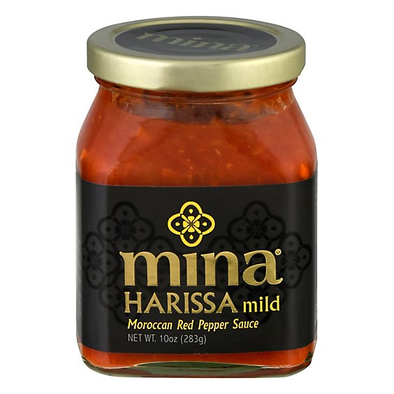Mina Sauce Harissa Moroccan Red Pepper Mild - 10 Oz