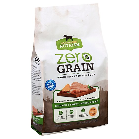 Rachael Ray Nutrish Zero Grain Food for Dogs Chicken & Sweet Potato Recipe Bag - 6 Lb