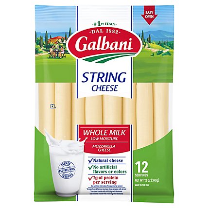 Galbani Whole Milk String Cheese - 12 Oz - Image 1