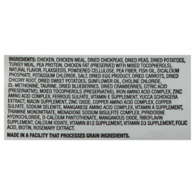 Open Nature Cat Food Adult Grain Free Chicken & Chickpea Recipe Bag - 4 Lb - Image 3