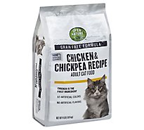 Open Nature Cat Food Adult Grain Free Chicken & Chickpea Recipe Bag - 4 Lb