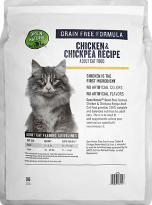 Open Nature Cat Food Adult Grain Free Chicken & Chickpea Recipe - 11 Lb - Image 4