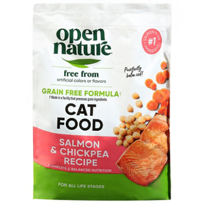 Open Nature Cat Food Adult Grain Free Salmon & Chickpea Recipe - 11 Lb - Image 2
