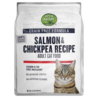 Open Nature Cat Food Adult Grain Free Salmon Chickpea Recipe