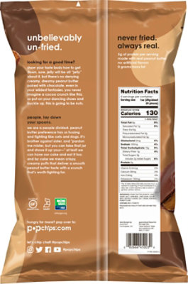popchips Nutter Puffs Puffed Snack Peanut Butter & Chocolate - 4 Oz - Image 6