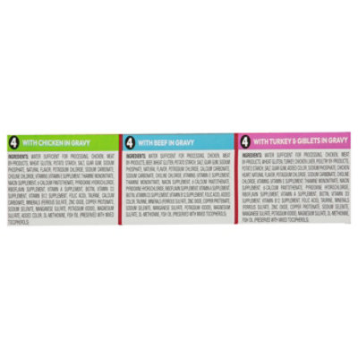 Signature Pet Care Cat Food Gravy Delights Pouch Variety Pack Box - 12-3 Oz - Image 3