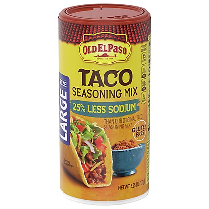 Old El Paso Taco Seasoning Mix Jar - 6.25 Oz - Image 2