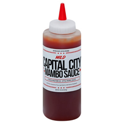 Capital City Mambo Sauce Mild Case - 12 Oz - Image 1