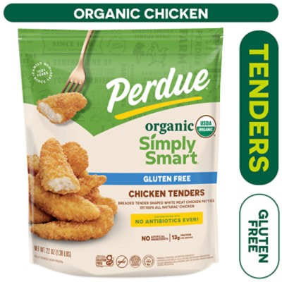 PERDUE SIMPLY SMART ORGANIC Gluten Free Breaded Chicken Breast Tenders - 22 Oz
