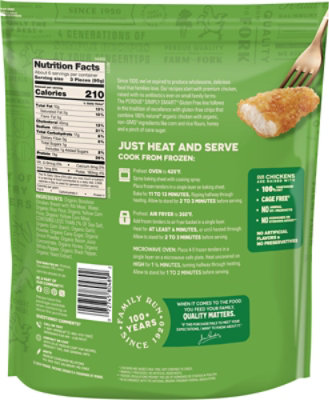 PERDUE Simply Smart Organics Gluten Free Breaded Chicken Tenders Frozen Fully Cooked - 22 Oz - Image 5