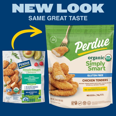 PERDUE Simply Smart Organics Gluten Free Breaded Chicken Tenders Frozen Fully Cooked - 22 Oz - Image 5