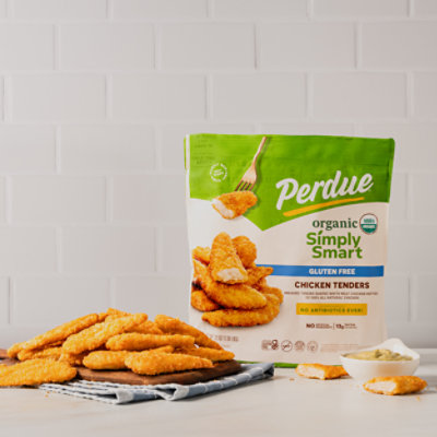 PERDUE SIMPLY SMART ORGANIC Gluten Free Breaded Chicken Breast Tenders - 22 Oz - Image 3