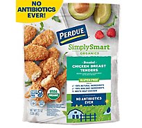 PERDUE Simply Smart Organics Frozen Fully Cooked Gluten Free Breaded Chicken Tenders - 22 Oz