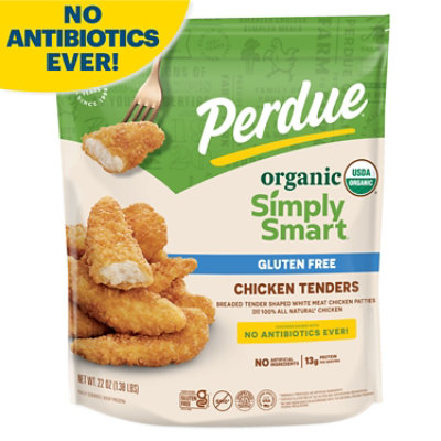 PERDUE SIMPLY SMART ORGANICS Gluten Free Breaded Chicken Breast Tenders - 22 Oz